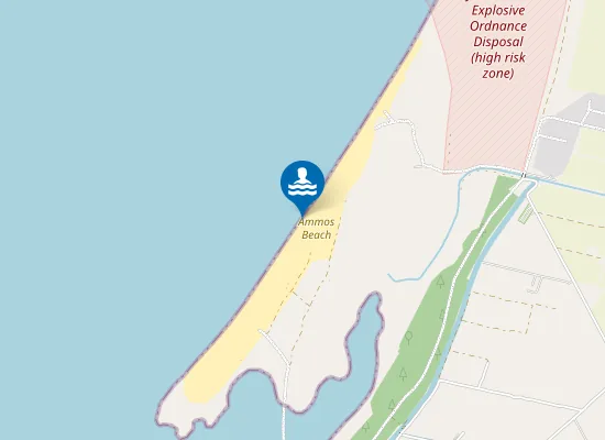 Map of Ammos Beach