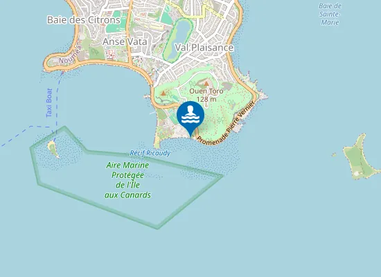 Map of Plage de l'Aquarêve