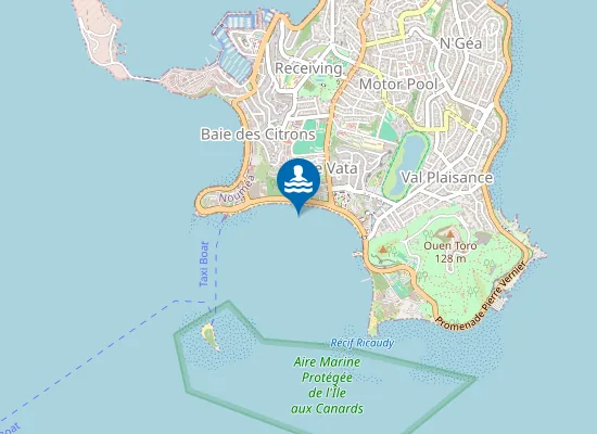 Map of Baie de l'Anse Vata