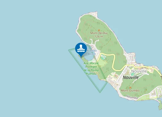 Map of Plage des Nudistes