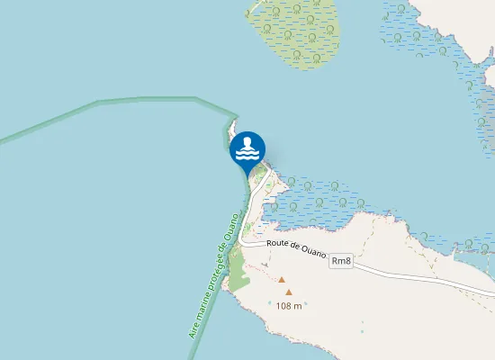 Map of Plage de Ouano
