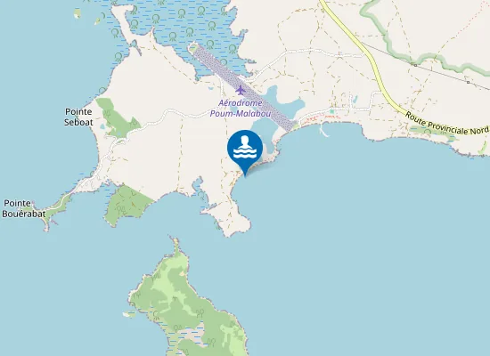 Map of Plage Blanche