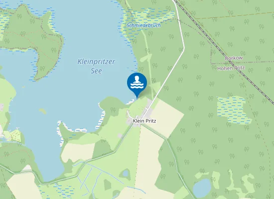 Map of KLEIN PRITZER SEE KL PRITZ