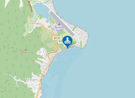 Map of Plage de Temae