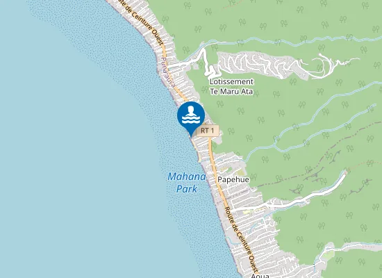 Map of Plage Publique Vaiava