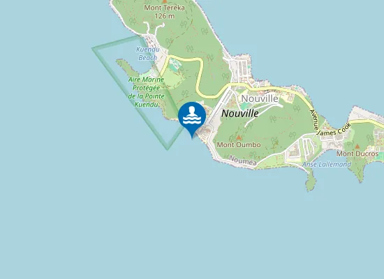 Map of Plage du CHS