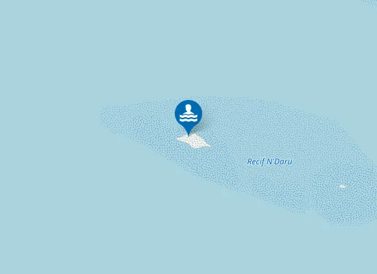 Map of Grand Pandanus ou Ile Ndue
