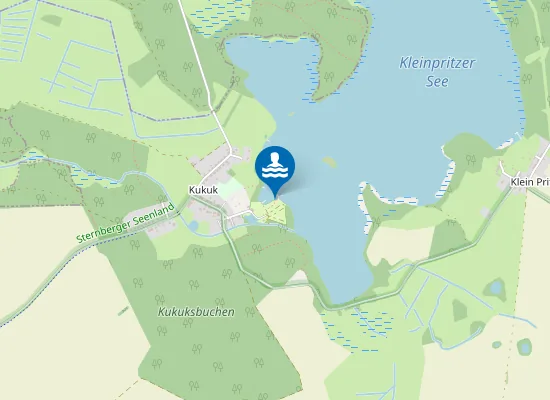 Map of KLEIN PRITZER SEE KUKUK