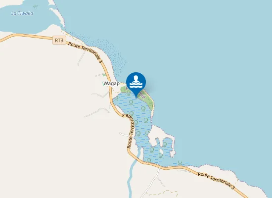 Map of Plage de Wagap