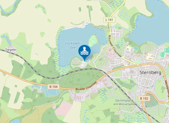 Map of LUCKOWER SEE CP STERNBERG