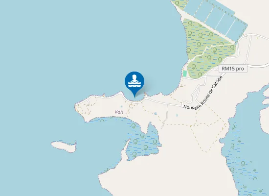 Map of Plage de Gatope