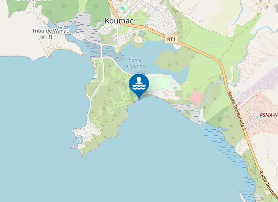 Map of Plage de Pandop