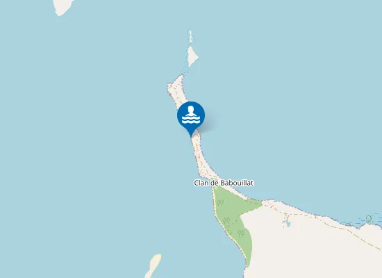 Map of Plage de Babouillat