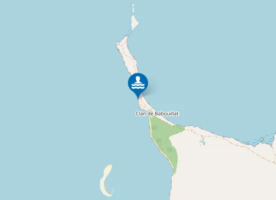 Map of Plage de Babouillat