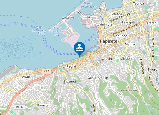 Map of Plage Hokule'a
