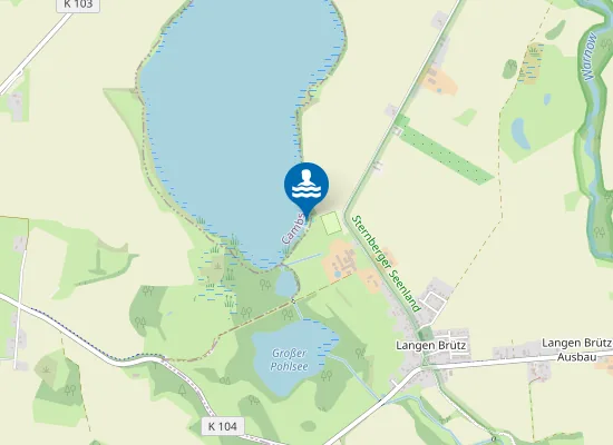 Map of CAMBSER SEE LANGEN BRUETZ