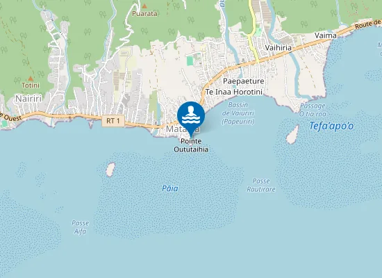 Map of Site public d Oututaihia
