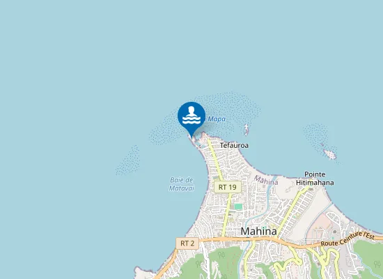 Map of Plage de la Pointe Venus