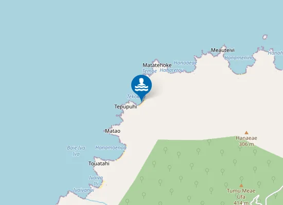 Map of Plage de Koku'u