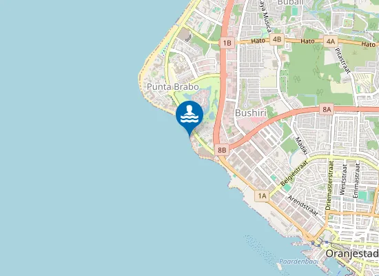 Map of Druif Beach