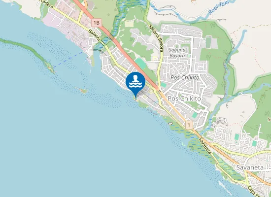 Map of Mangel Halto Beach