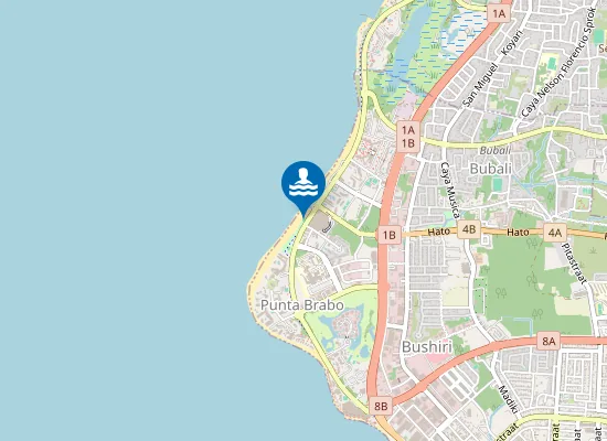 Map of Eagle Beach