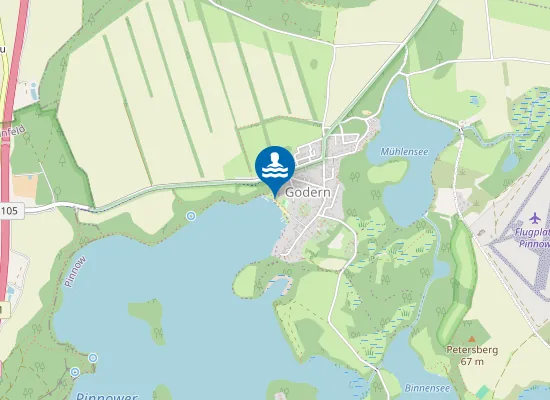 Map of PINNOWER SEE GODERN