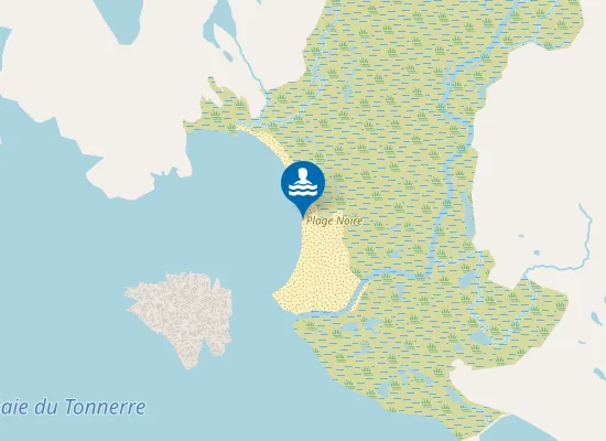 Map of Plage Noire