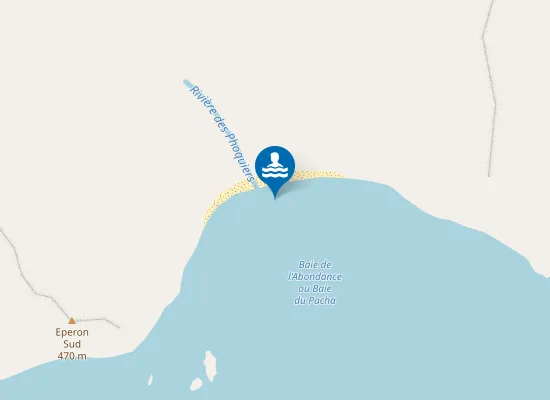 Map of Plage des Marmites