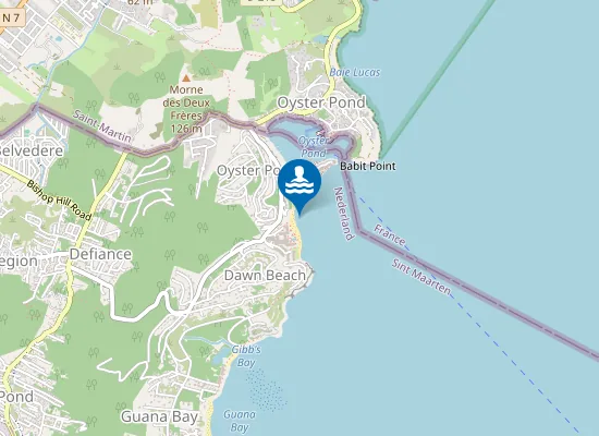 Map of Dawn Beach