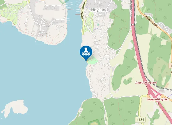 Map of Sandvika