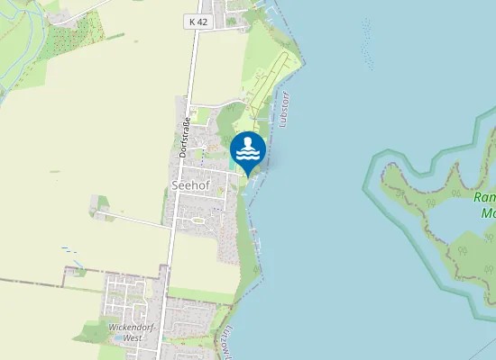 Map of SCHWERINER SEE SEEHOF BADEANSTALT