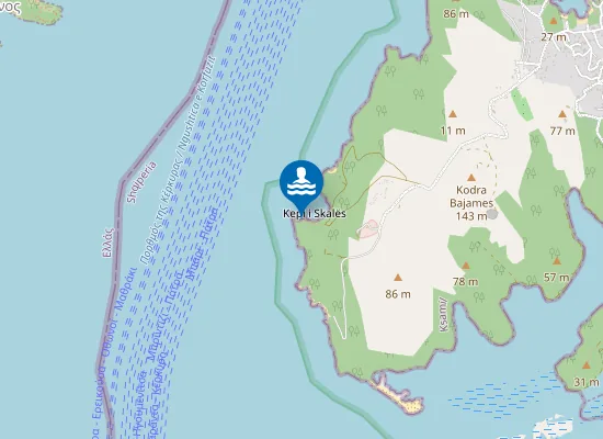 Map of Gjiri i Blistë
