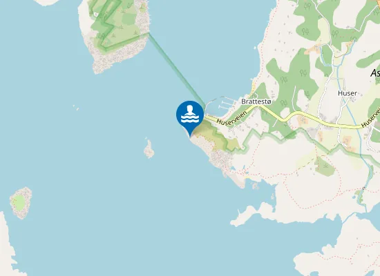 Map of Brattestø
