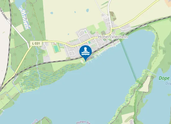 Map of SCHWERINER SEE HOHEN VIECHELN