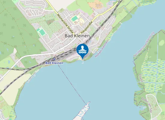 Map of SCHWERINER SEE BAD KLEINEN