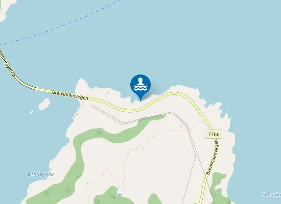 Map of Gjellvika