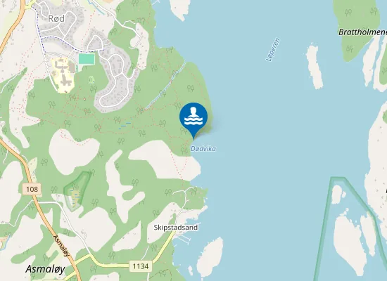 Map of Døvika