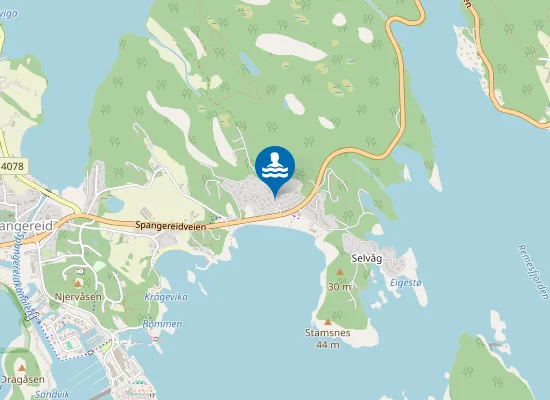 Map of Njervesanden