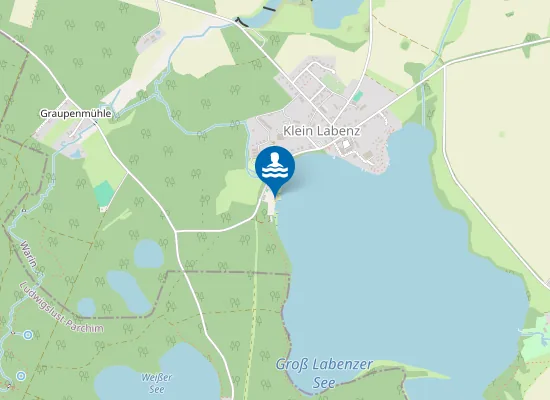 Map of GROSS LABENZER SEE KLEIN LABENZ