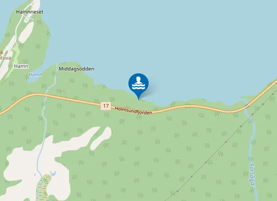 Map of Tverrlandet