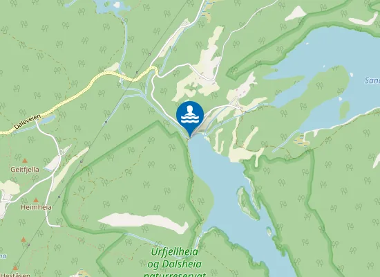 Map of Dalestranda