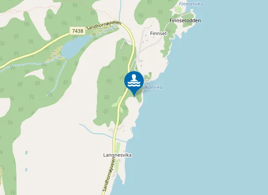 Map of Finnset