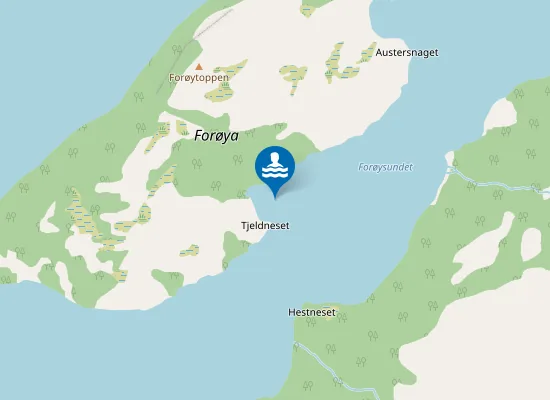 Map of Tjeldnesbukta