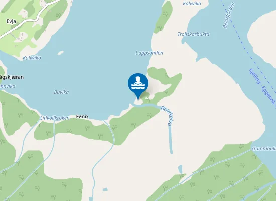 Map of Buviknaustan