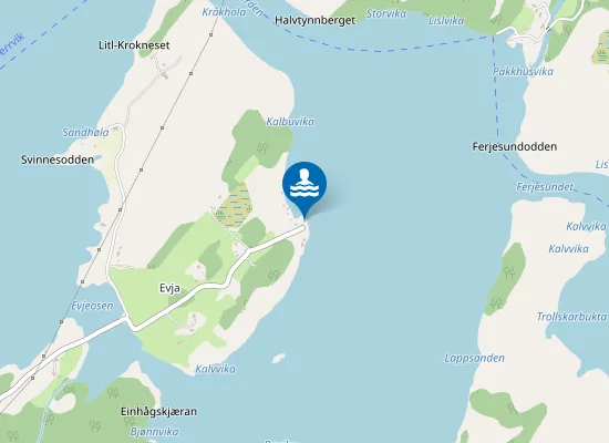 Map of Innersjøen