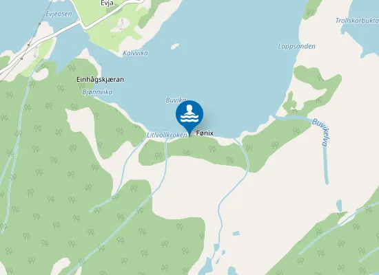 Map of Litlvollen