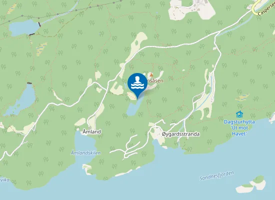 Map of Omlandstjenn