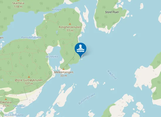Map of Jørnestolen