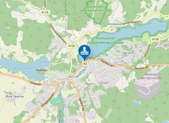 Map of Brynestrånna